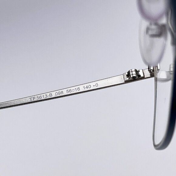 SALE! NEW TOM FORD FT5613-B 098 Butterfly Blue Block Metal Women Eyeglasses main image 11